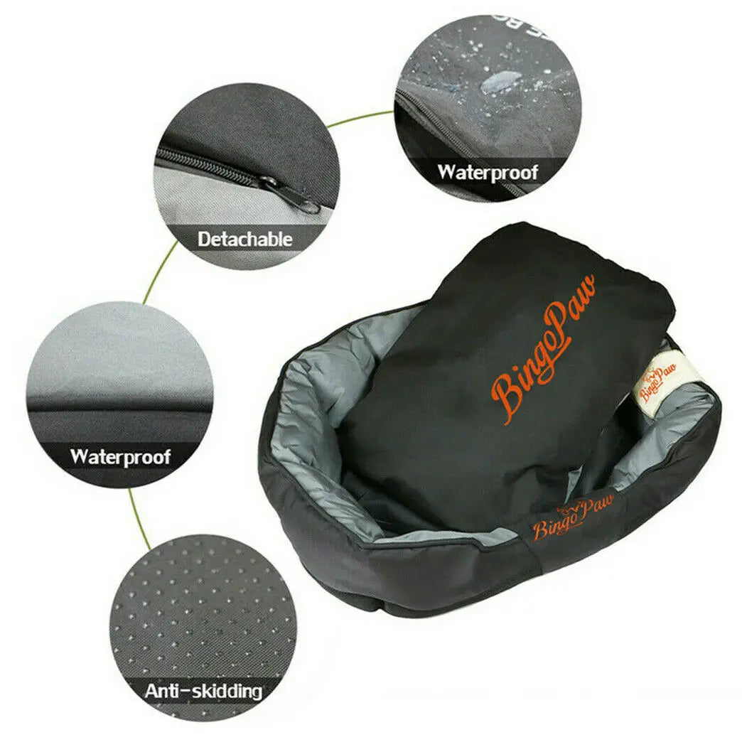 BINGOPAW Waterproof Orthopedic Dog Bed Washable Sofa Cushion