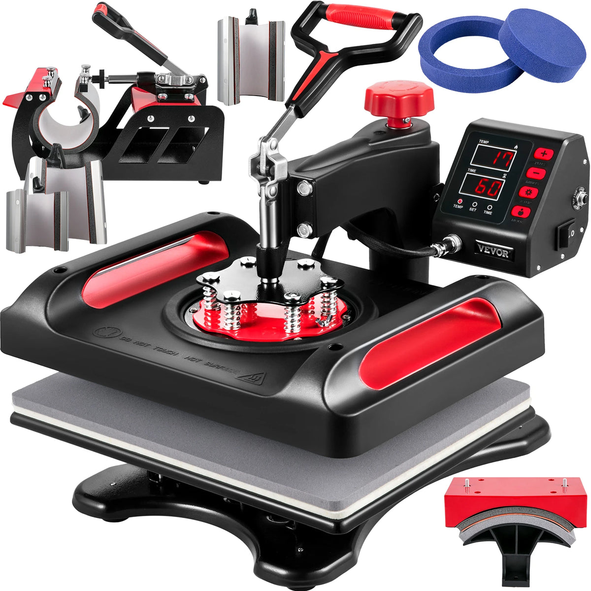 SucceBuy Eight In One Rotating Heat Press for Sublimation