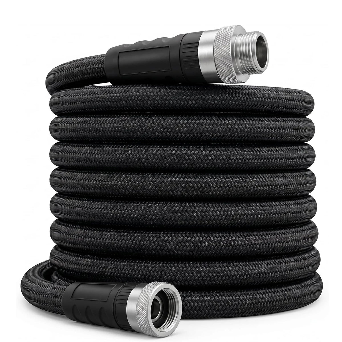 HiMISS Lightweight TPE Braided Garden Hose for Kink Resistant Watering