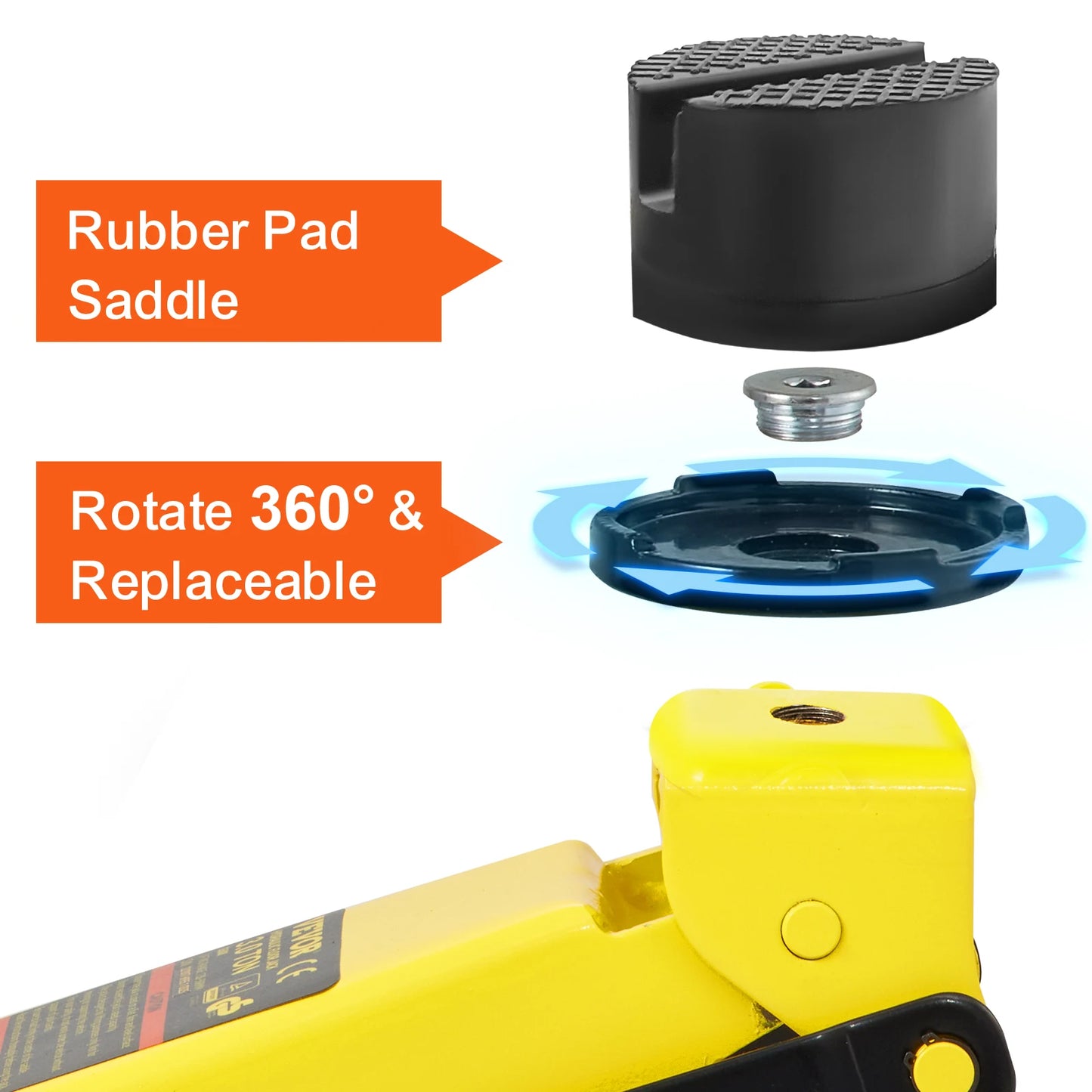SucceBuy 2.5T Floor Hydraulic Jack Low Profile Heavy Duty