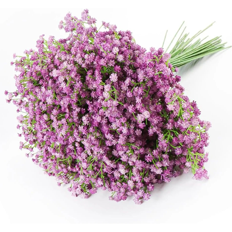 48 Pieces Babysbreath Artificial Flowers Starry Sky Bulk Wedding Decor