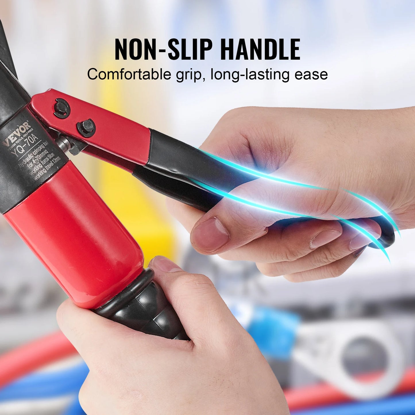 SucceBuy AWG12-2/0 Hydraulic Crimping Tool Copper And Aluminum Terminals