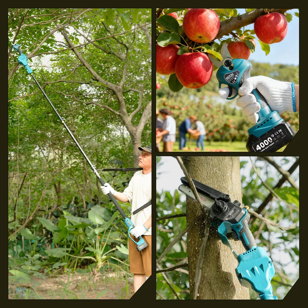 SeeSii 3in1 Brushless Cordless Scissors And Chainsaw For Makita 18V
