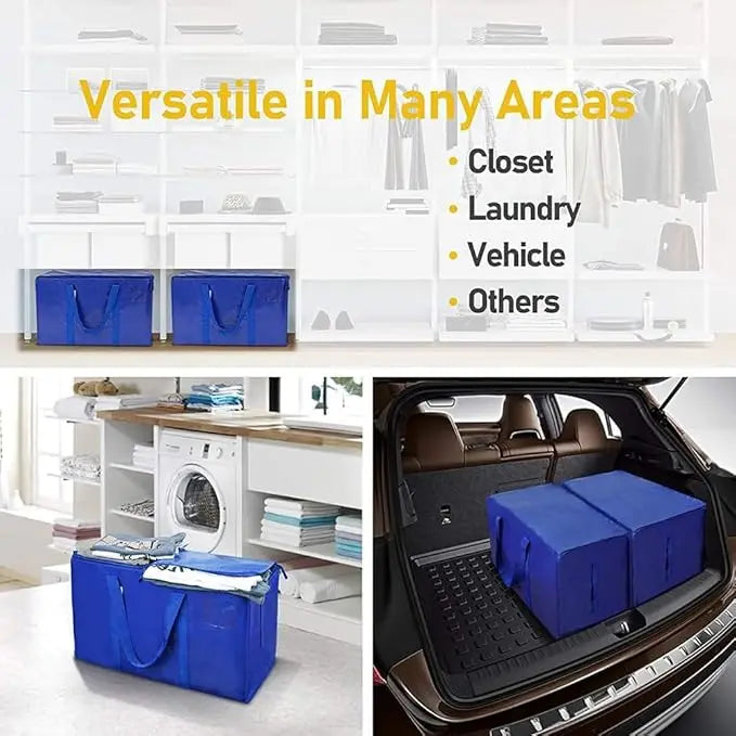 Heavy Duty Moving Bags With Zippers And Carrying Handles