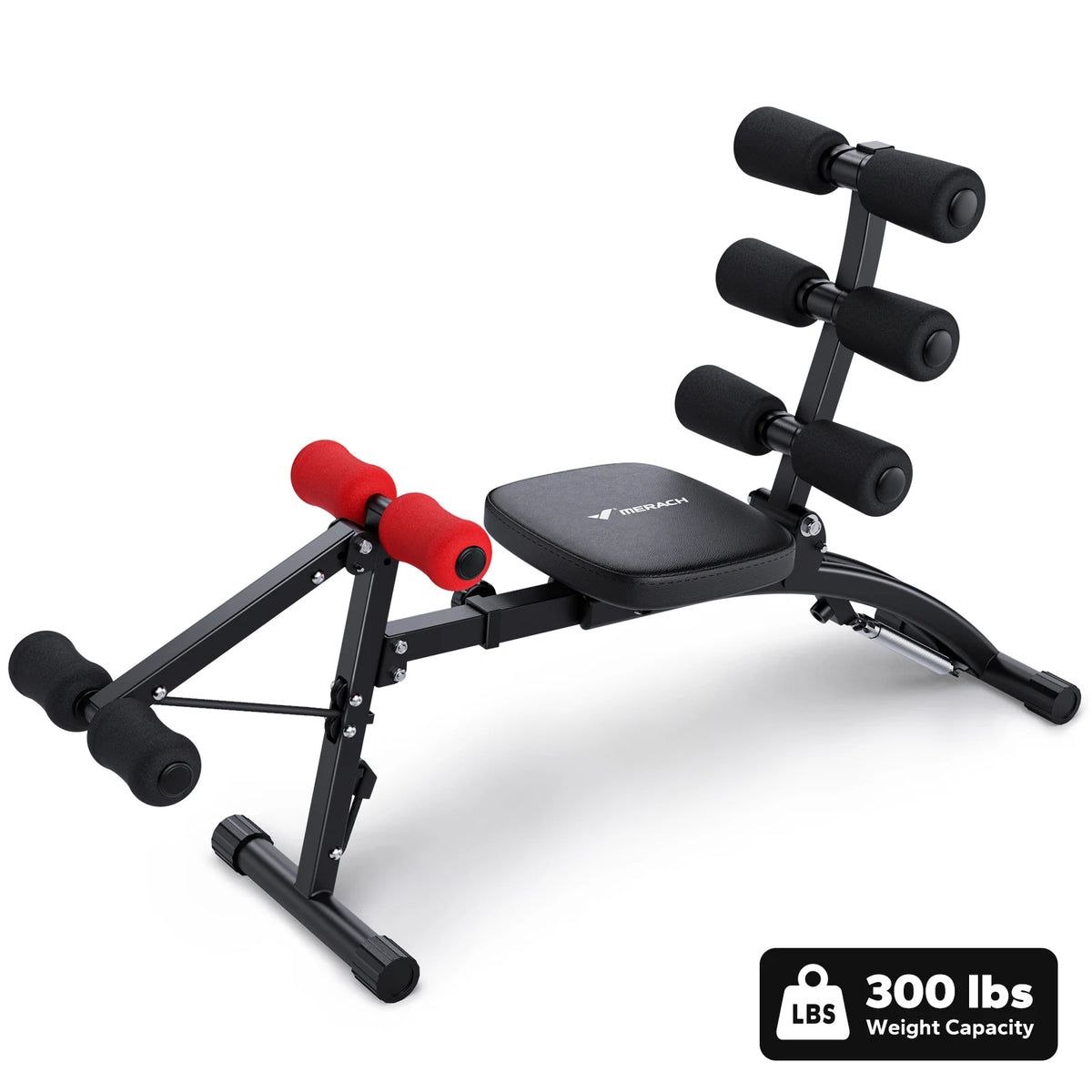 MERACH Adjustable Ab Trainer Machine for Home Gym Core Workouts