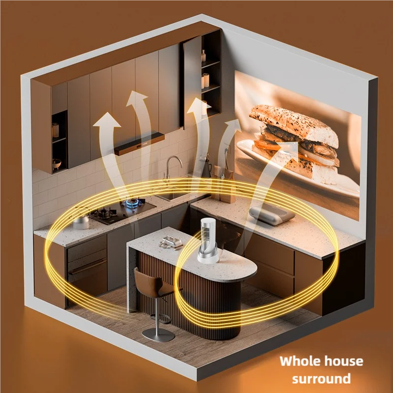 Portable Ceramic Space Heater With Ptc Heating And Safety Protection