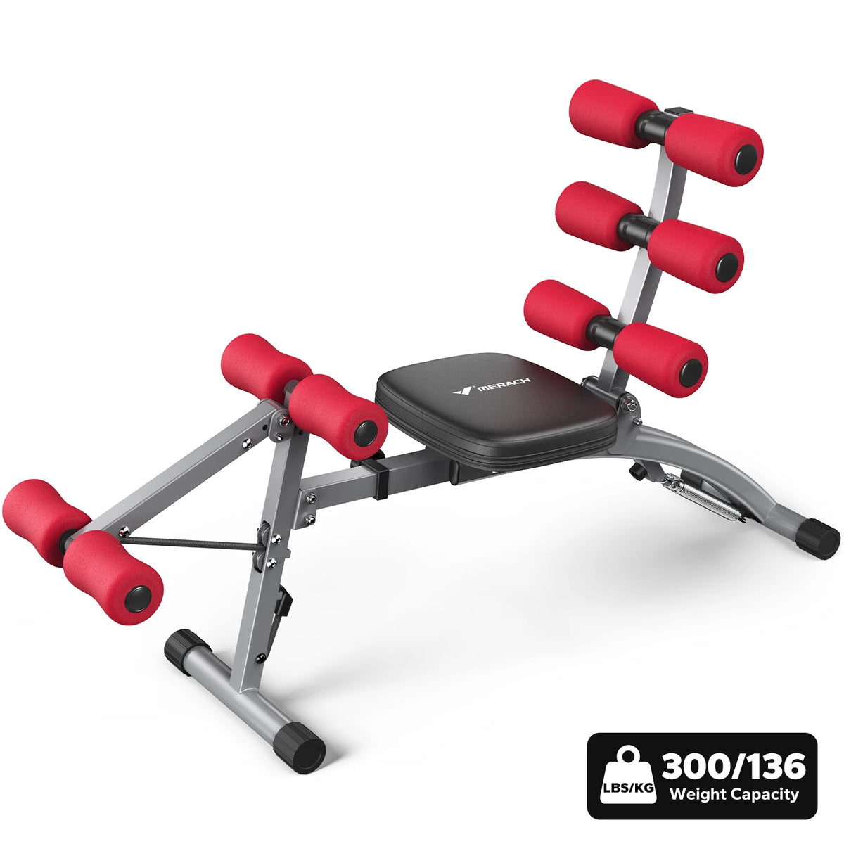 MERACH Adjustable Ab Trainer Machine for Home Gym Core Workouts