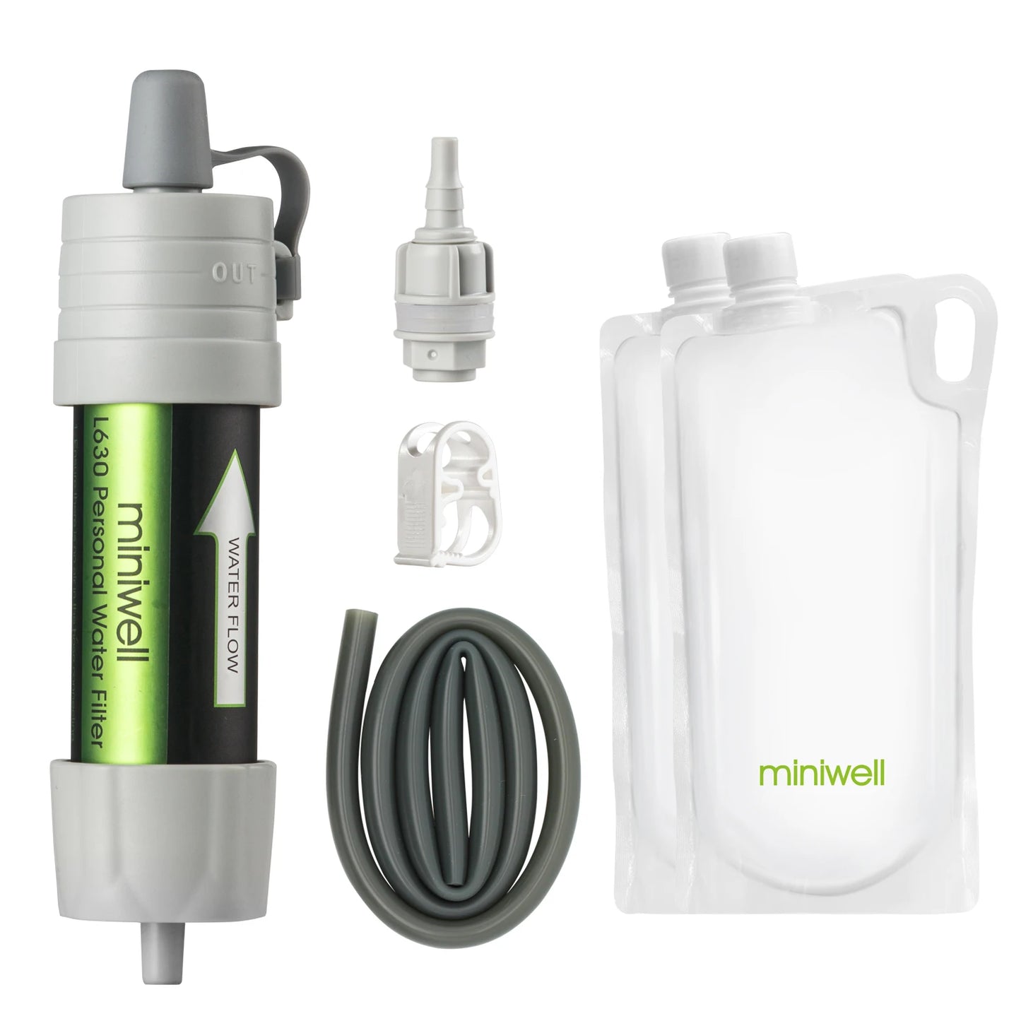 L630 Personal Camping Water Purification Straw for Survival and Emergency