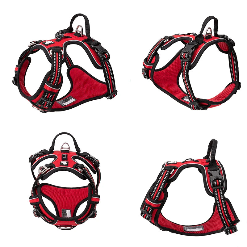 Truelove Reflective Adjustable Nylon Dog Harness For Walking