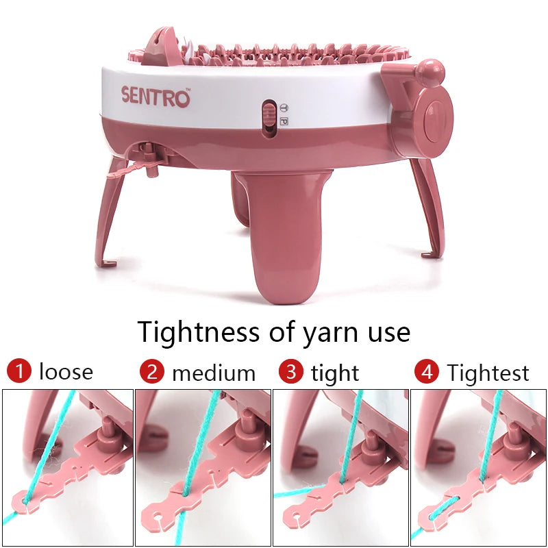 Dual Knit Loom Machine 48 Needle Crafting Kit For Hats