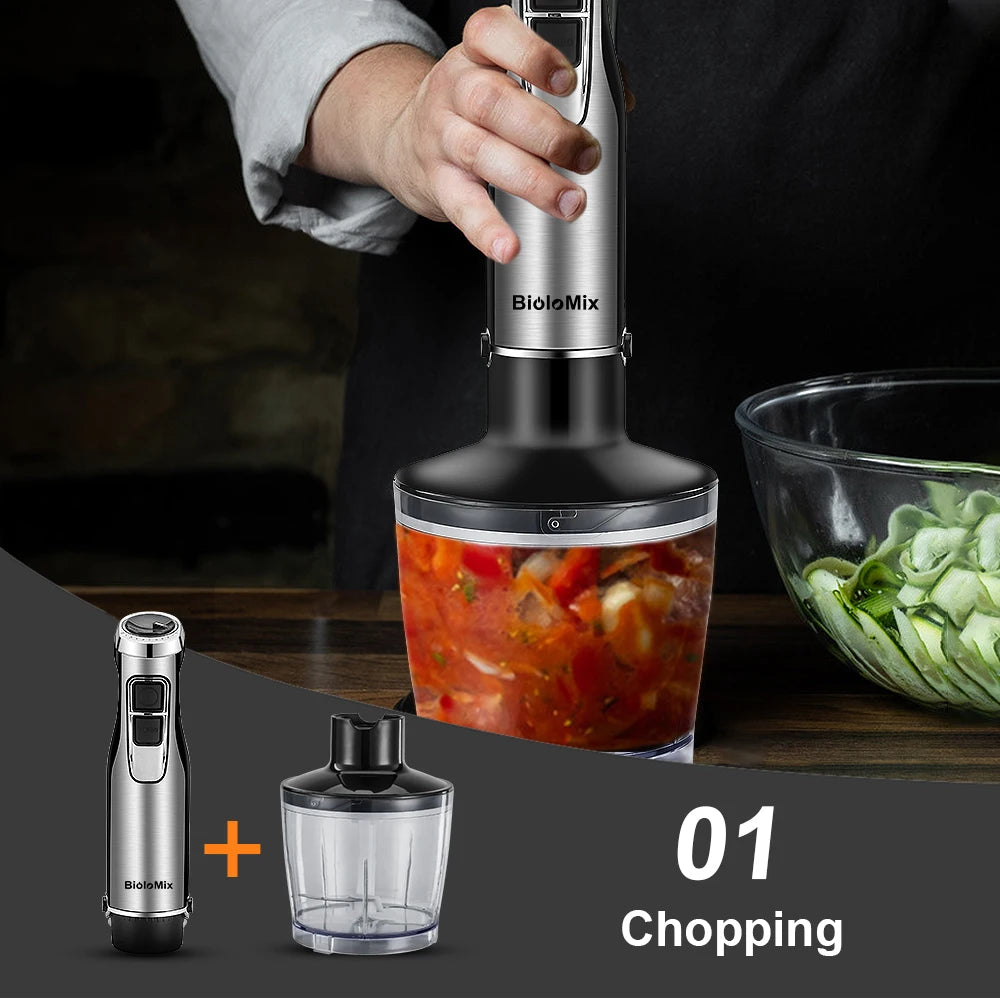 Biolomix 4 In 1 High Power 1200W Immersion Hand Blender