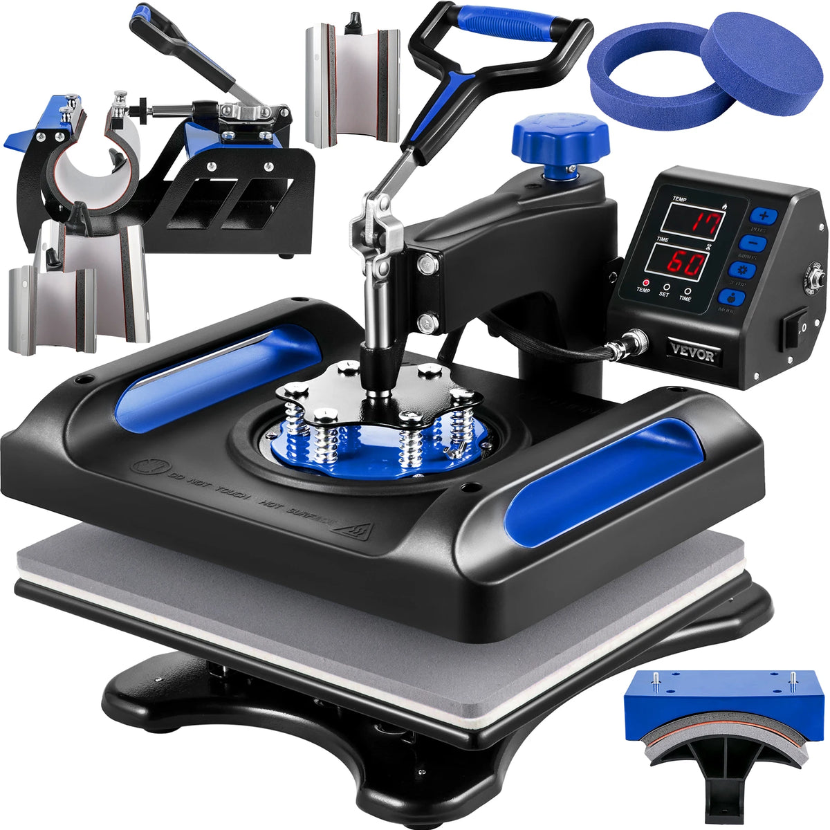 SucceBuy Eight In One Rotating Heat Press for Sublimation
