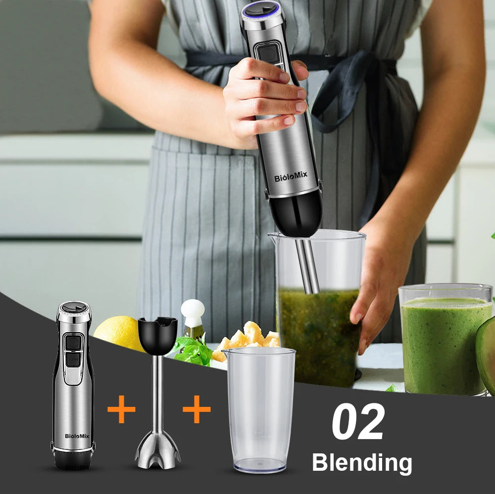 Biolomix 4 In 1 High Power 1200W Immersion Hand Blender