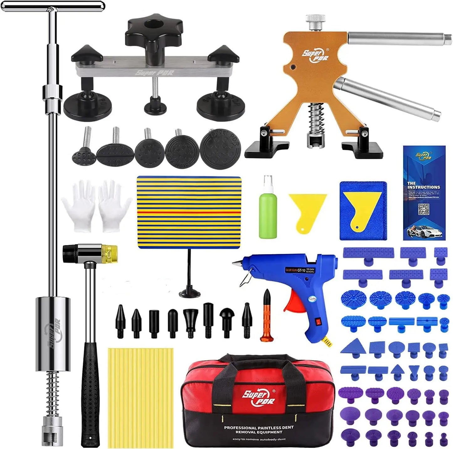 PDR Dent Removal Car Dent Repair Kit Paintless Dent Repair