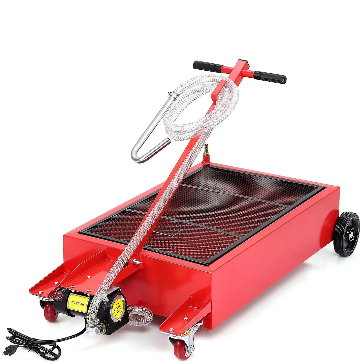 HiMISS Oil Drain Pan With Pump And Foldable Handle For Vehicles