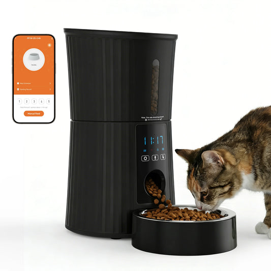 JHK Automatic WiFi Cat Feeder With App Control Timer