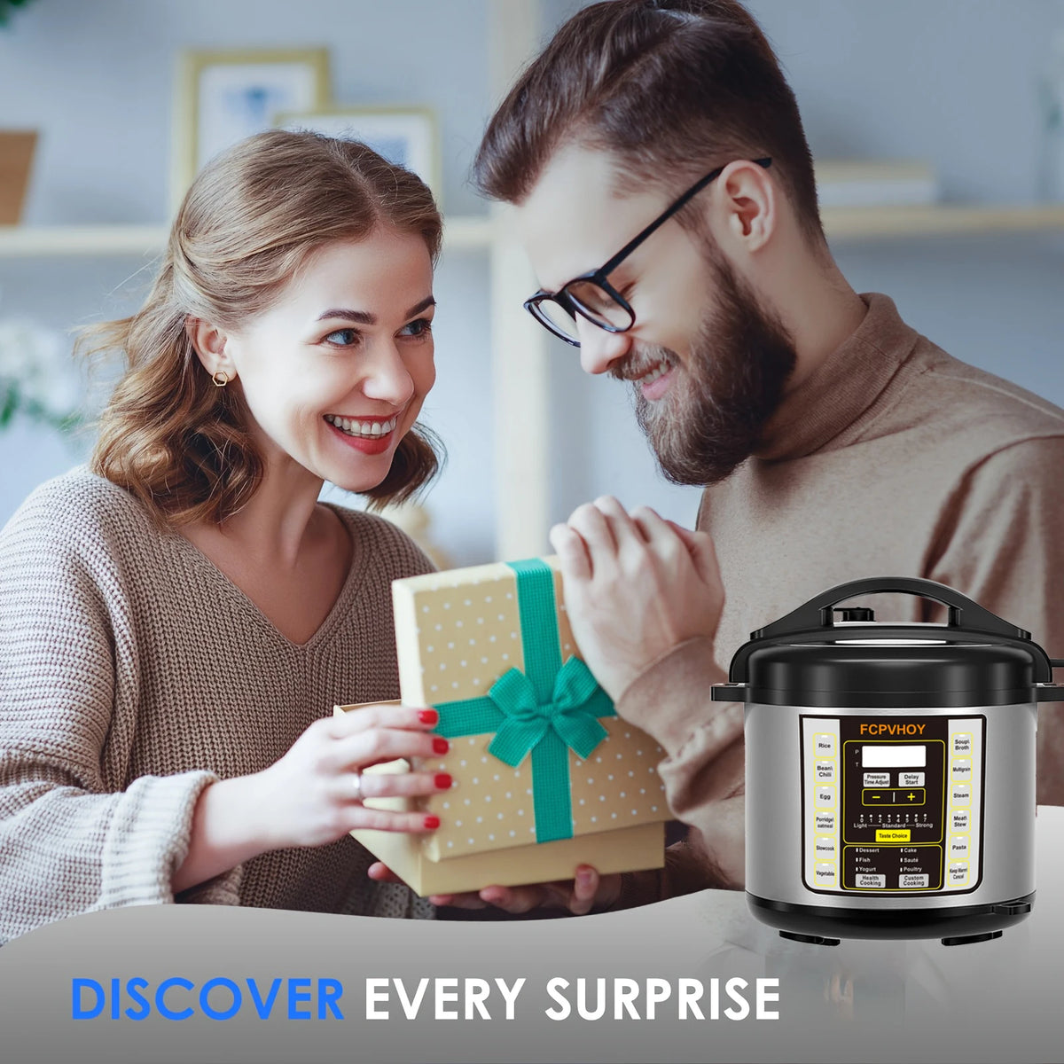 Electric Pressure Cooker Multi Cooker With Stainless Steel Liner