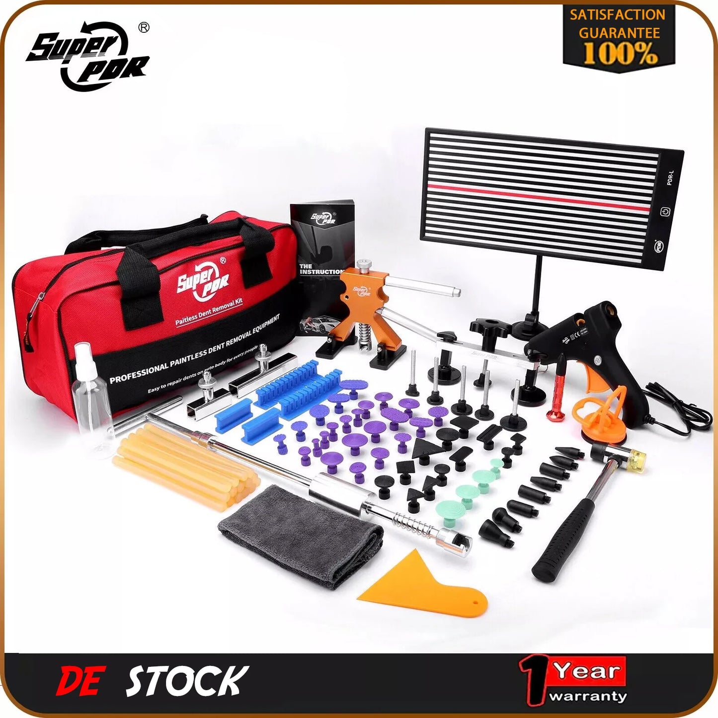 PDR Dent Removal Car Dent Repair Kit Paintless Dent Repair