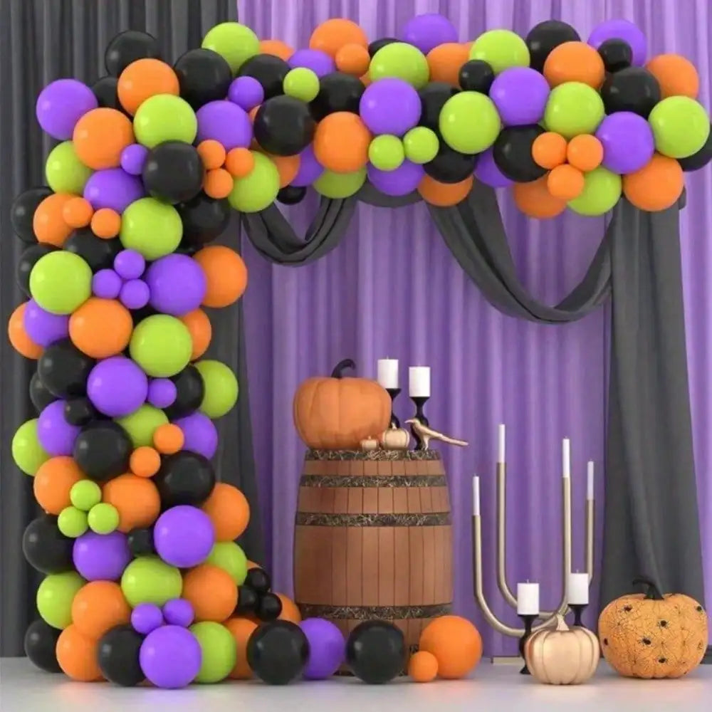 Halloween Balloon Garland Arch Party Decoration Kit