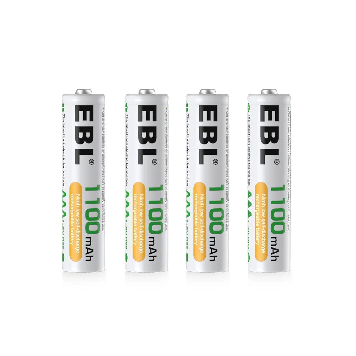 Ebl 1.2V Rechargeable NiMH Batteries 1100mAh High Performance