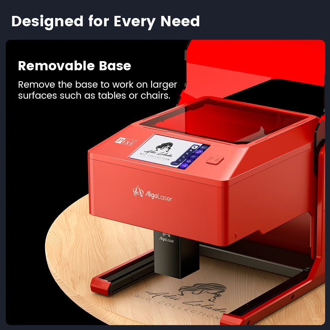 AlgoLaser PIXI Fully Enclosed Portable Laser Engraver With Touchscreen