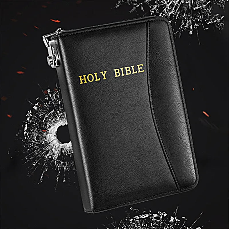 Tactical Leather Gun Holster Notebook Style Pistol Storage Bag