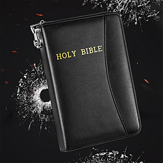 Tactical Leather Gun Holster Notebook Style Pistol Storage Bag