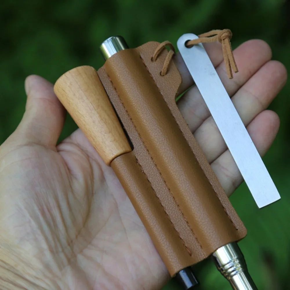 Iron Magnesium Fire Starter Kit 4 Piece Camping Survival