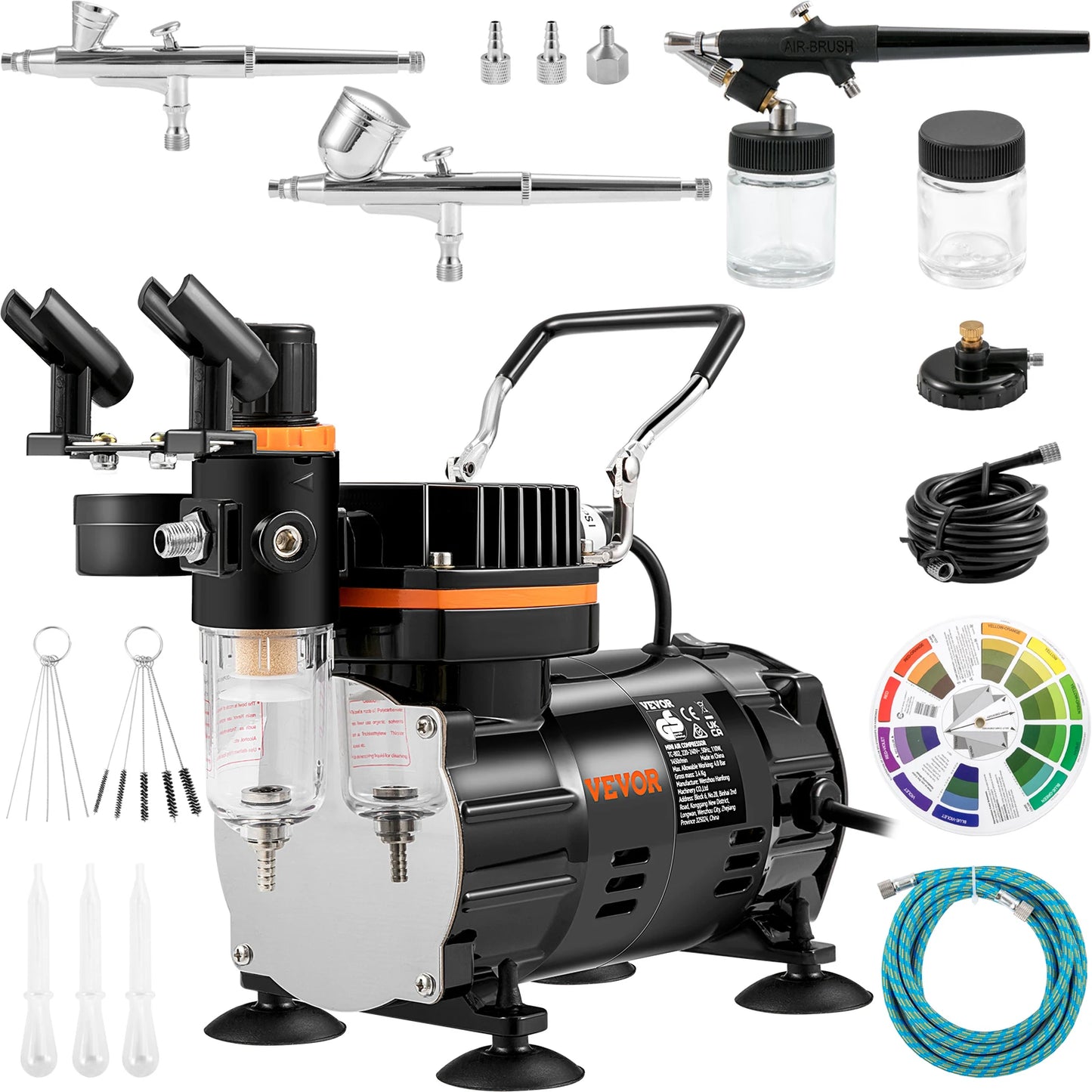 SucceBuy Professional Dual Action Airbrush 120W Electric Spray Gun