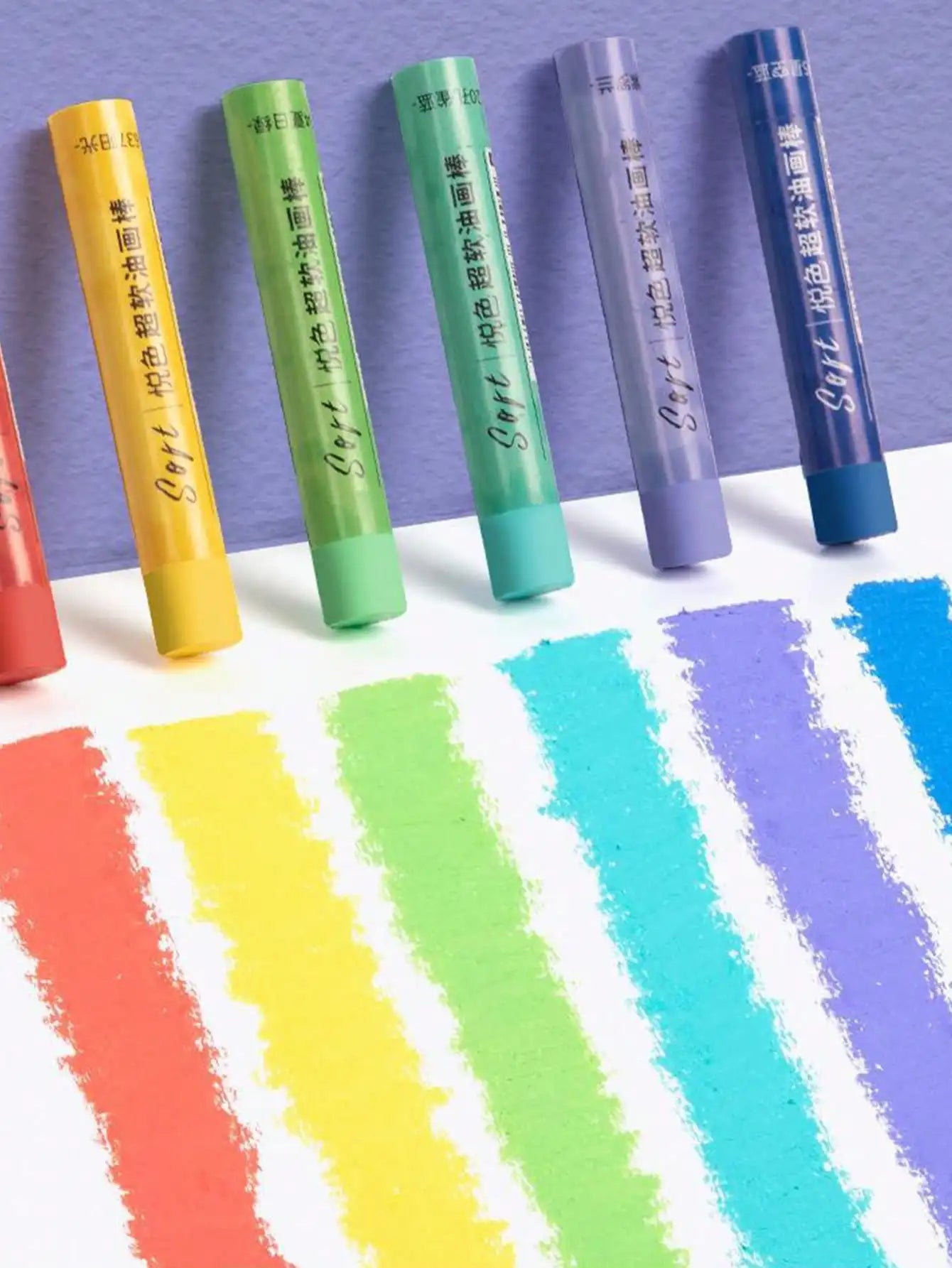 48-Piece Soft Oil Pastel Set For Art And Graffiti Drawing