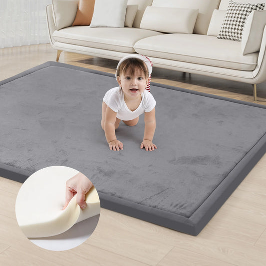 PaPaMat Memory Foam Playpen Mat With Non Slip Backing Carpet