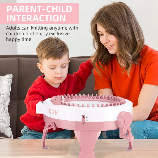 QJH Manual Knitting Machine Kit For Sweaters Scarves And Hats