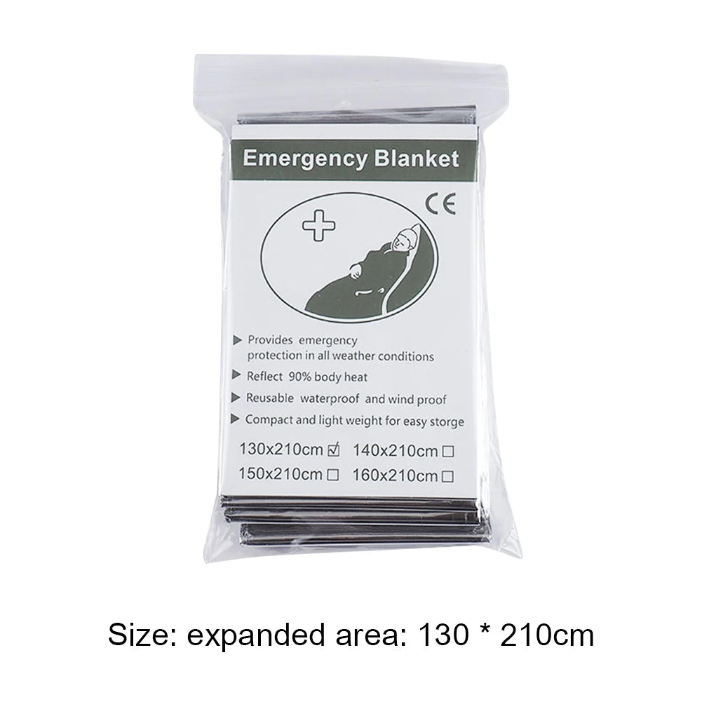 Yeston Emergency Rescue Foil Mylar Thermal Blanket First Aid Survival