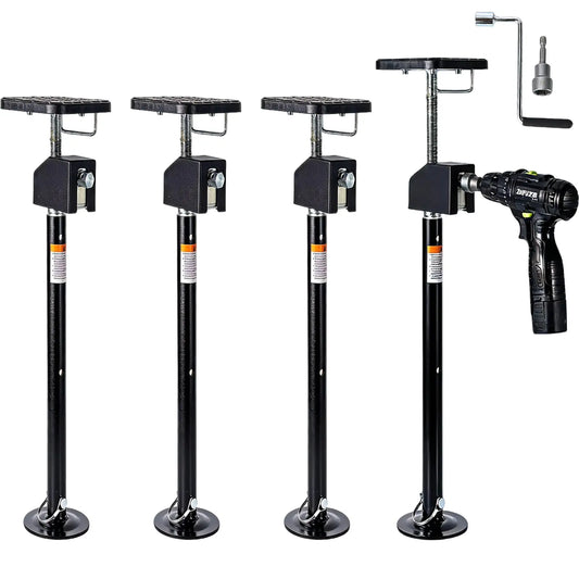 RV Slide Out Stabilizer Jacks 20,000 Lbs Quick Lift Adjustable 4 Pack