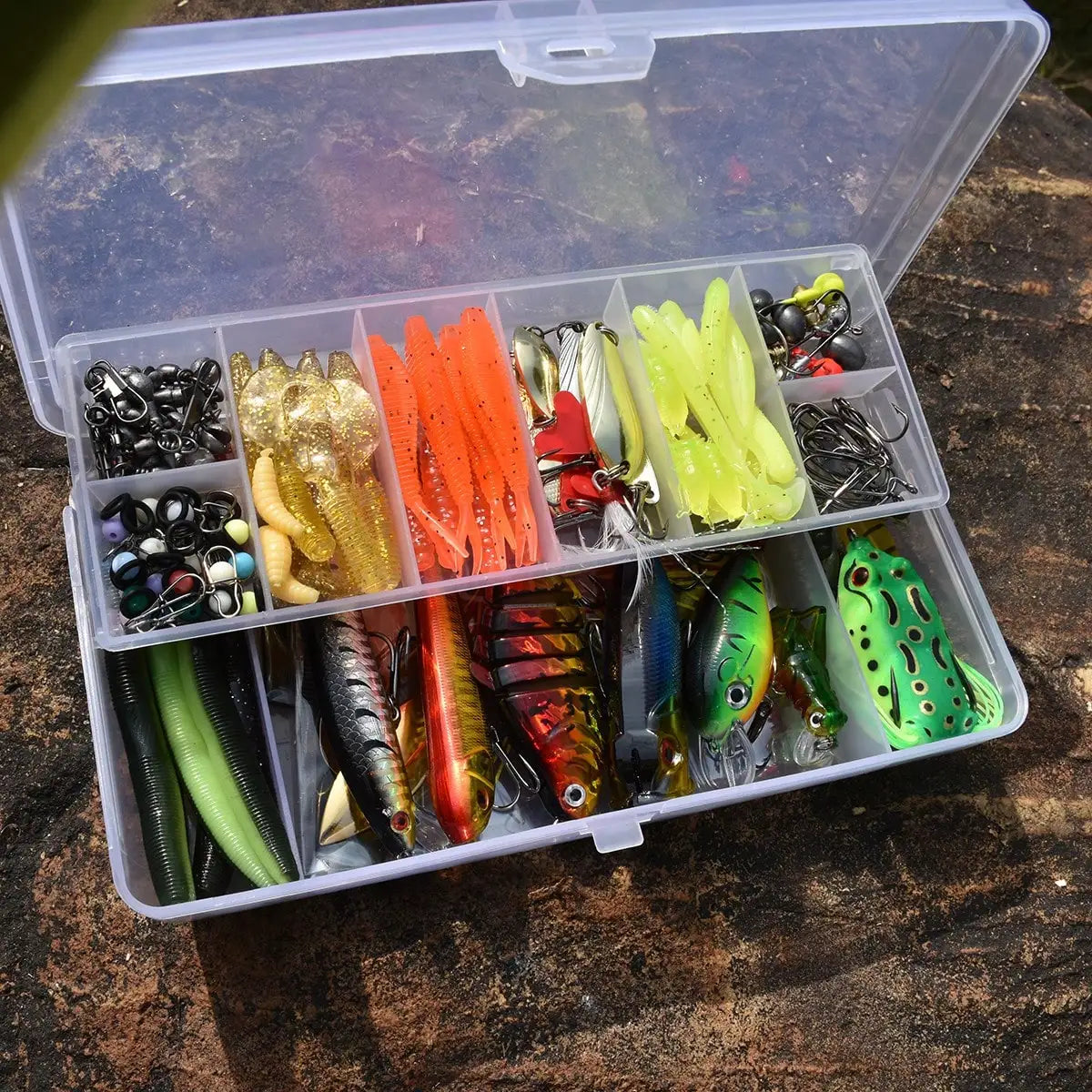Multifunctional Fishing Bait Kit With Vivid Lure Simulation Angling