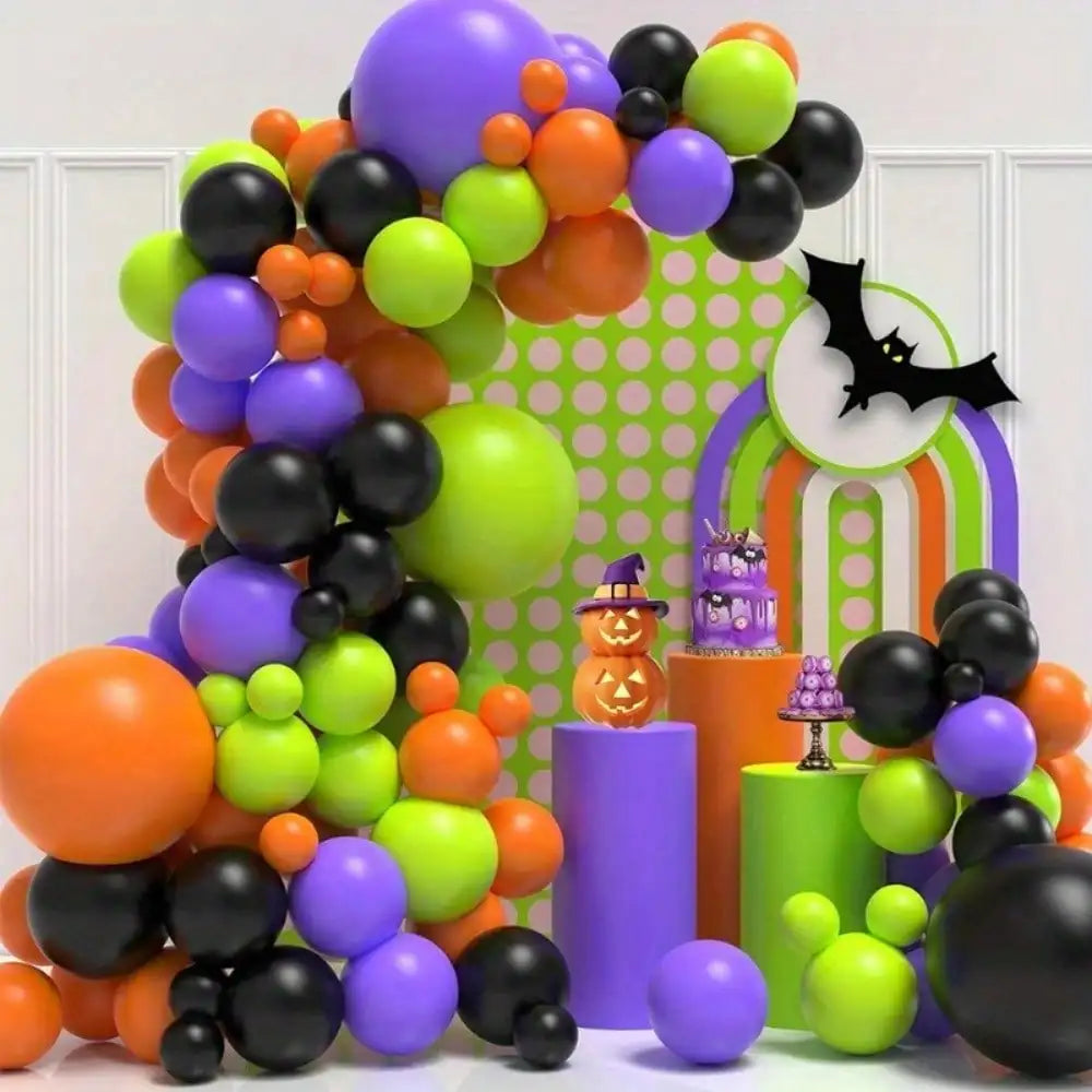 Halloween Balloon Garland Arch Party Decoration Kit