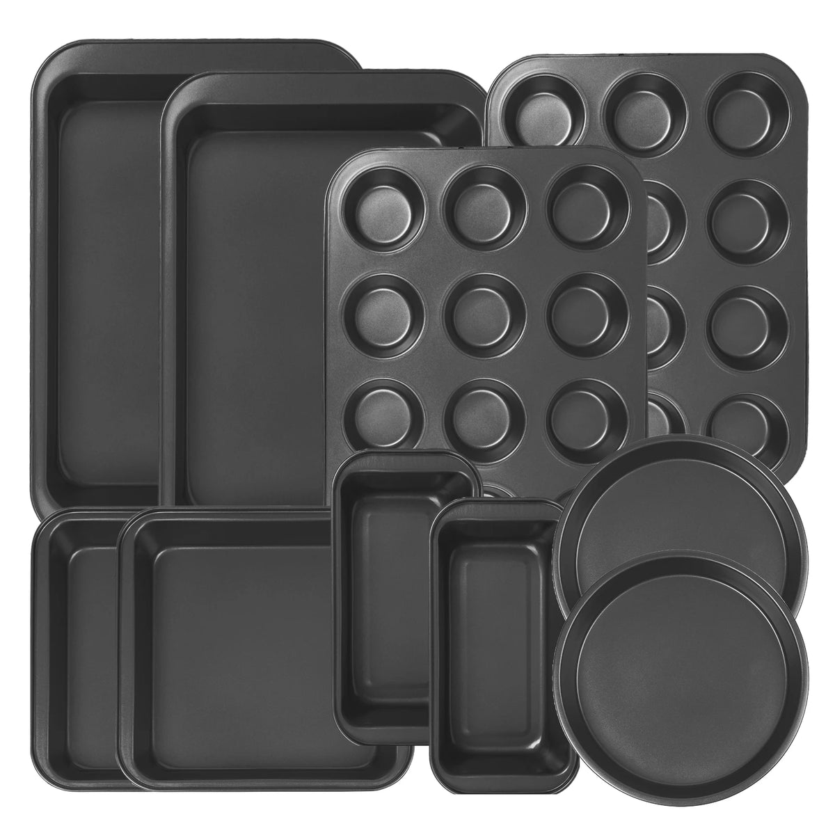 Oven Safe Nonstick Carbon Steel Bakeware Complete Baking Set