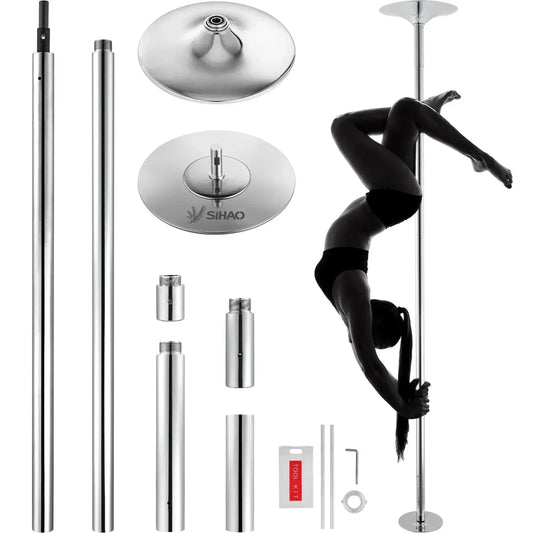 SIHAO Portable Spinning And Static Dance Pole For Fitness Training