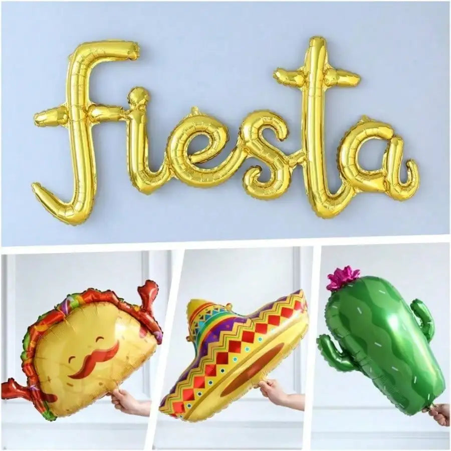 Fiesta Balloon Garland Arch Kit Latex Foil Party Decoration