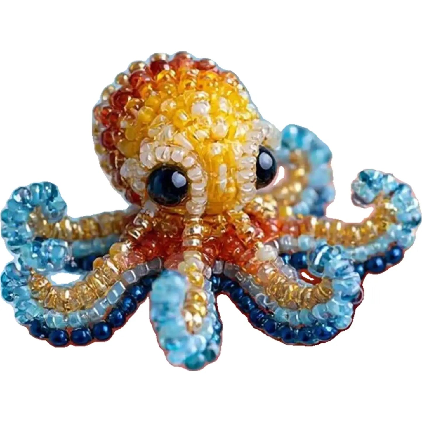Creative Beaded Embroidery Ocean Beadwork DIY Kit Ocean Animals