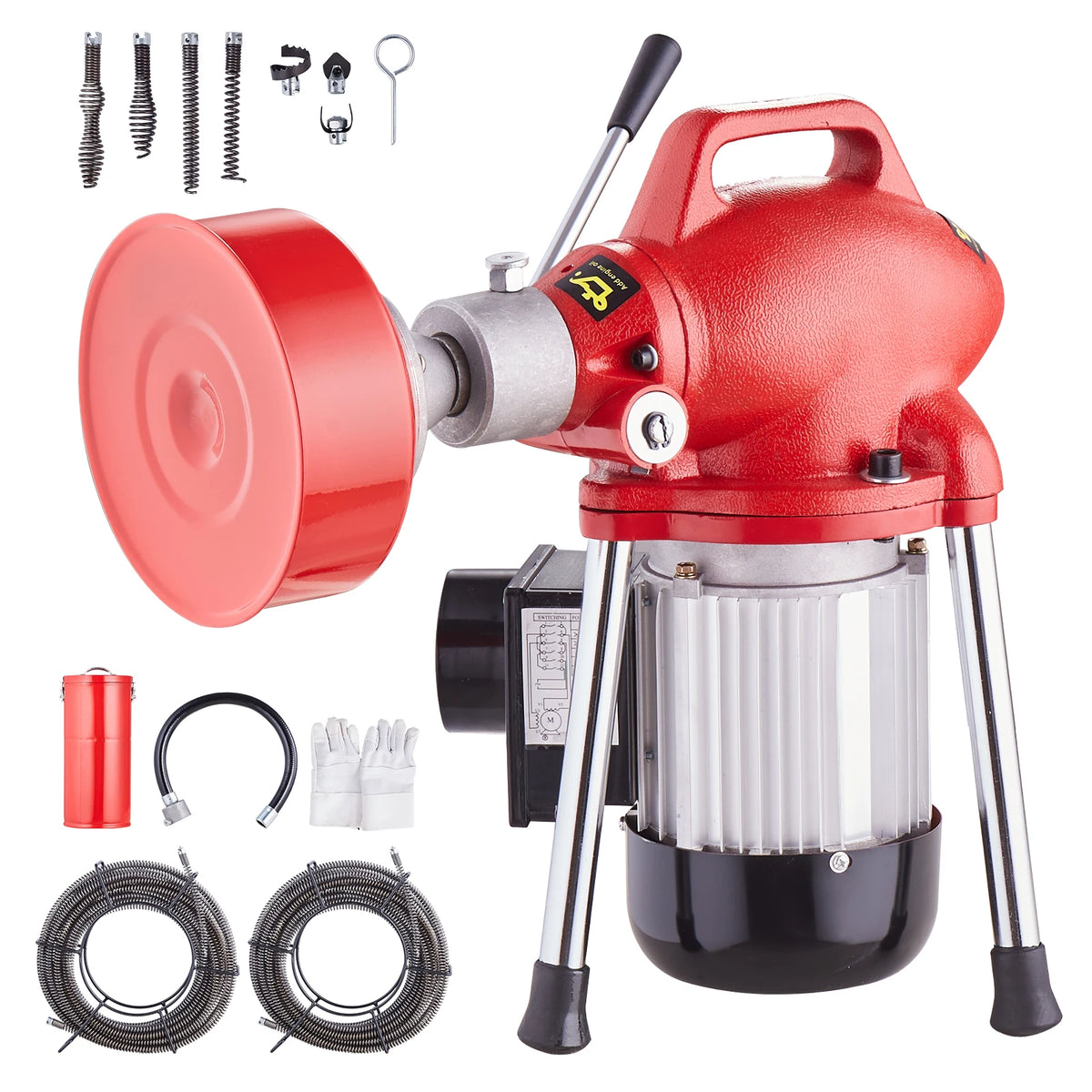 SucceBuy Electric Drain Cleaner Machine With Manual Feed Sewer Snake
