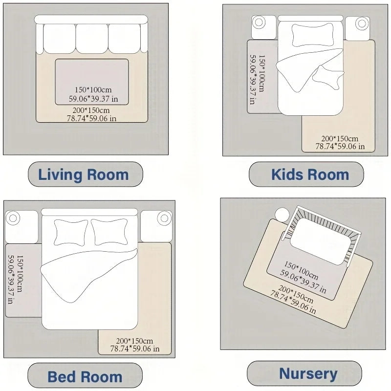 PaPaMat Memory Foam Playpen Mat With Non Slip Backing Carpet