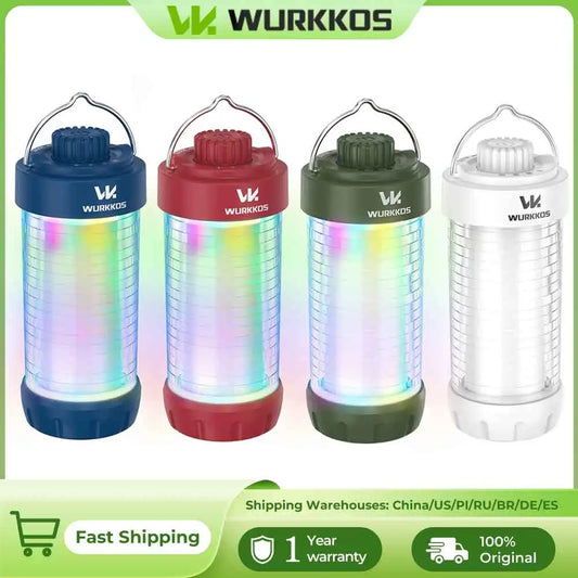 Wurkkos CL01 Mini RGB 360° Flashlight 550 Lumens 21700 Rechargeable LED Flashlight Camping Light Power Bank Waterproof