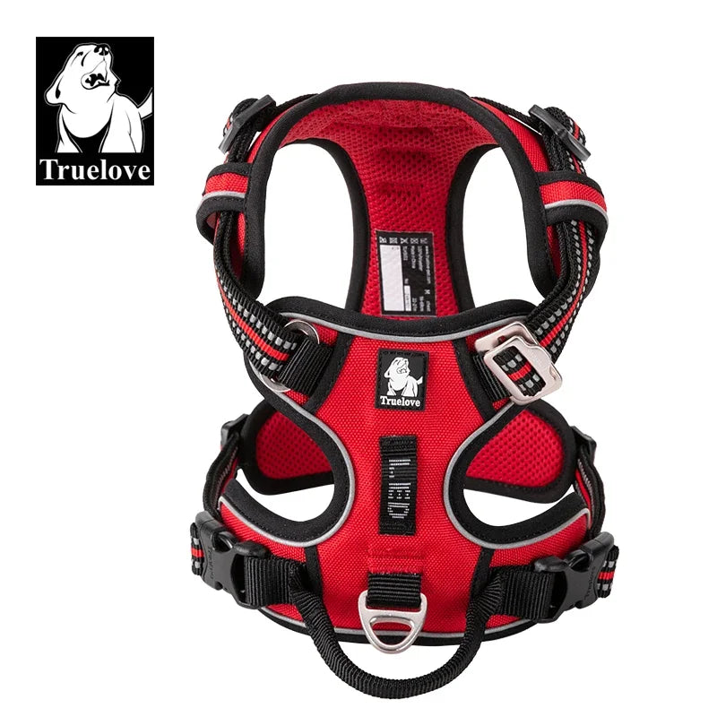 Truelove Reflective Adjustable Nylon Dog Harness For Walking
