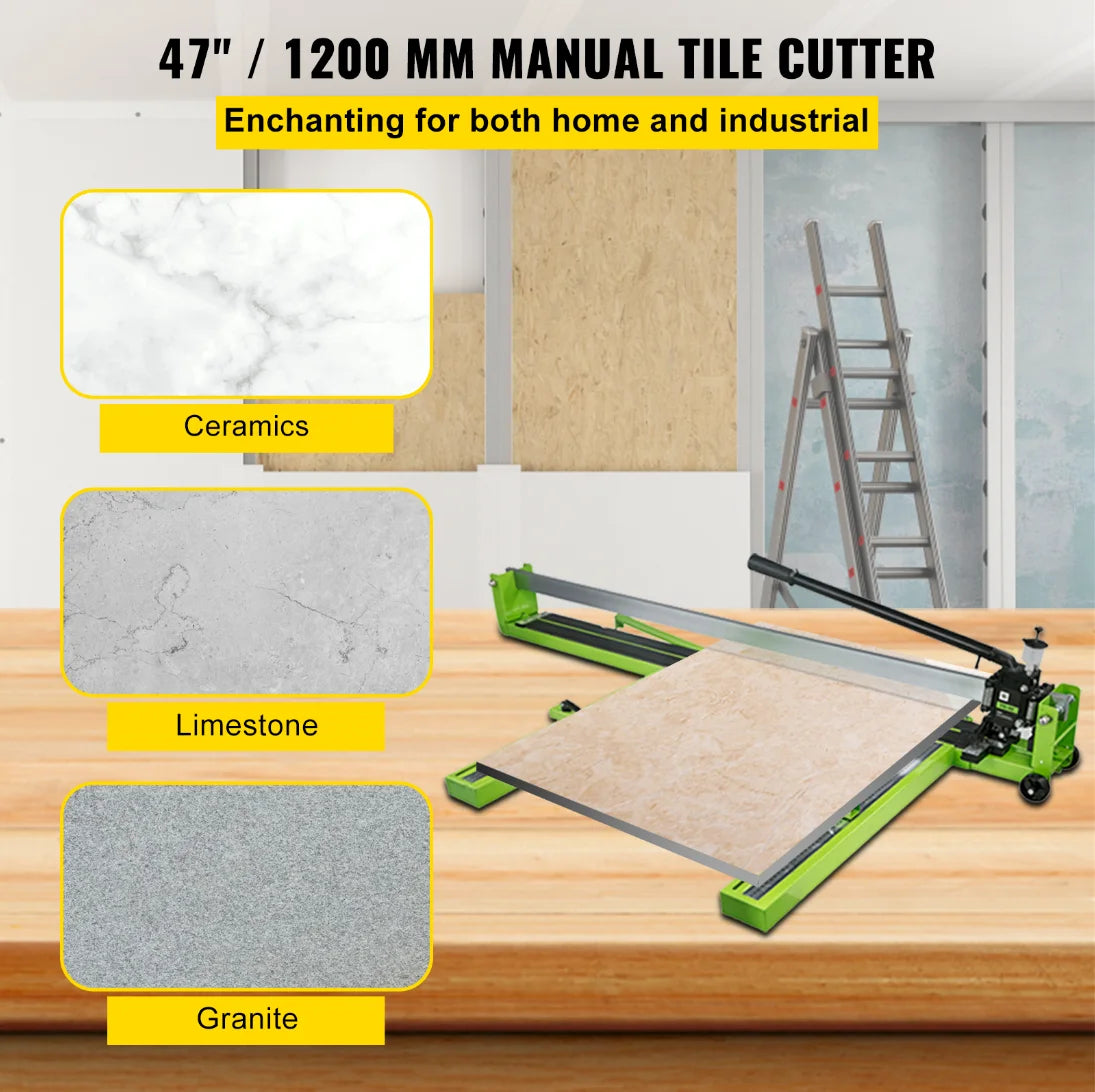 Manual Tile Cutter With Infrared Laser Positioning For Porcelain Ceramic