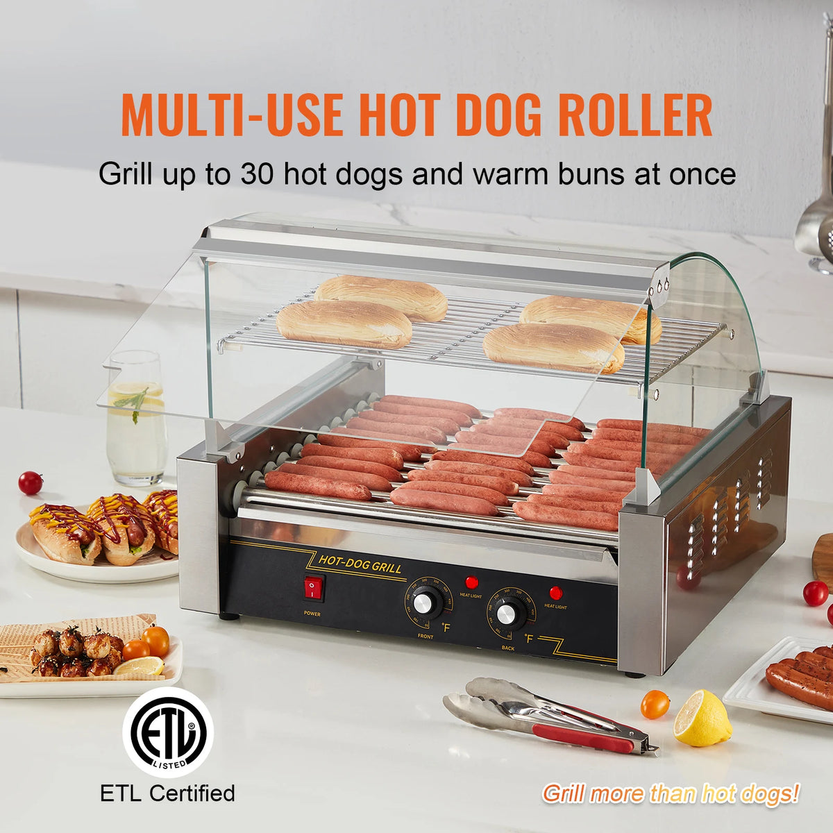 Succebuy Electric Commercial Hot Dog Roller Sausage Grill Machine