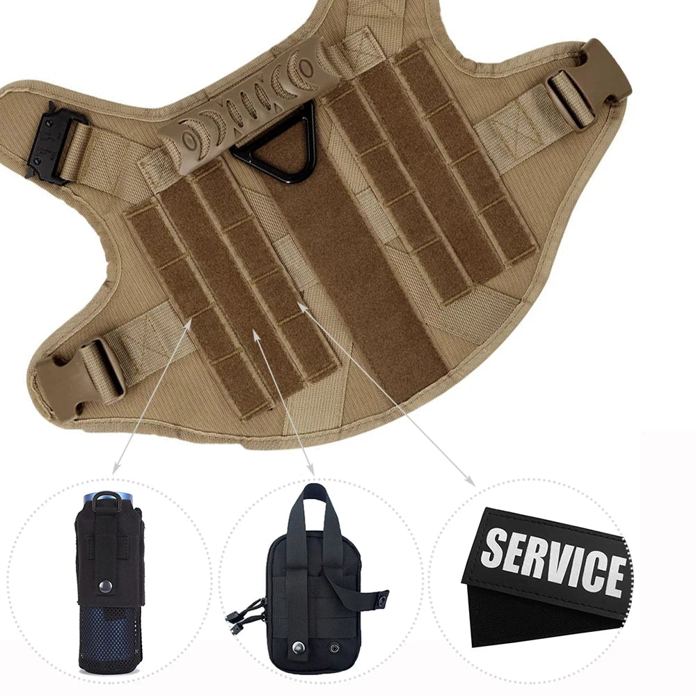 Durable Nylon Dog Harness And Leash Set For Daily Walks
