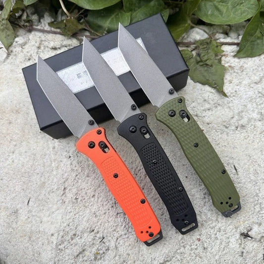 DIY Supplies BM 537 Multifunction Folding Knife 440C Steel Outdoor Tool