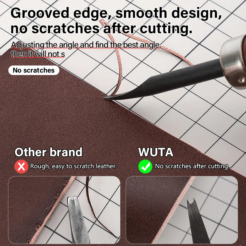 WUTA High Carbon Steel Leather Edge Beveller