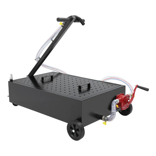 Bymaocar Oil Drain Pan With Rotary Pump And 7.2ft Hose
